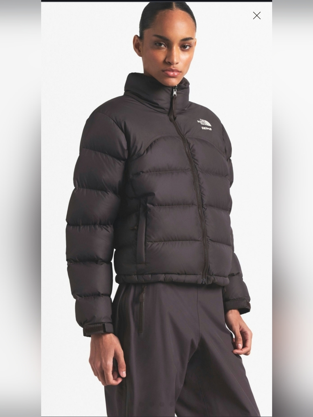 North Face x SKIMS 2000 Retro Nuptse Jacker - Color Phoenix